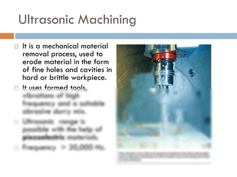 SOLUTION: Ultrasonic machining ppt - Studypool