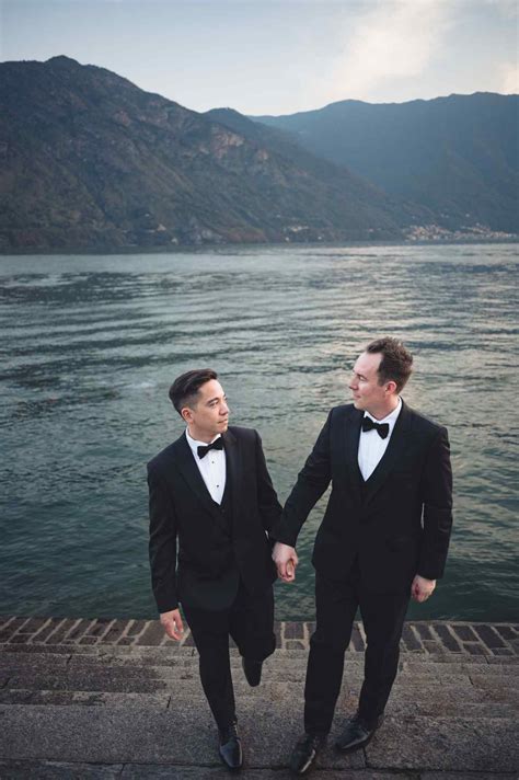 Gay Wedding In Lake Como Ethan And Shane S Photoshoot