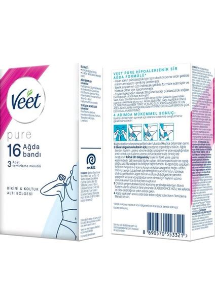 Veet Pure Hipoalerjenik Sir Ağda Bandı Bikini Koltuk Altı Fiyatı