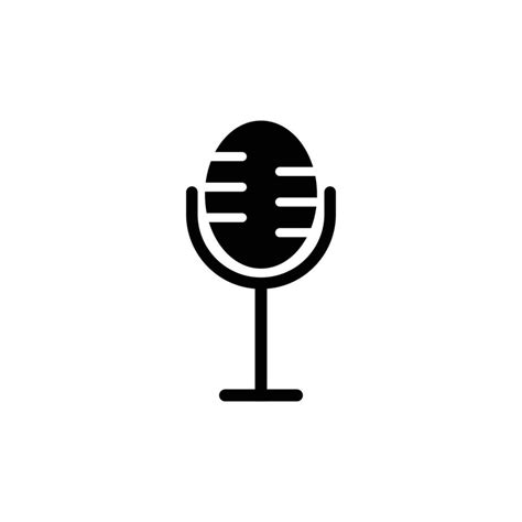 Microphone Icon Vector 13160690 Vector Art At Vecteezy