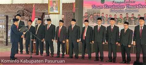 Pengurus FKUB Kabupaten Pasuruan Periode 2023 2028 Dikukuhkan