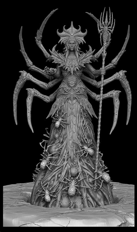 Artstation Mephala Statue For The Elder Scrolls Online Ioannis