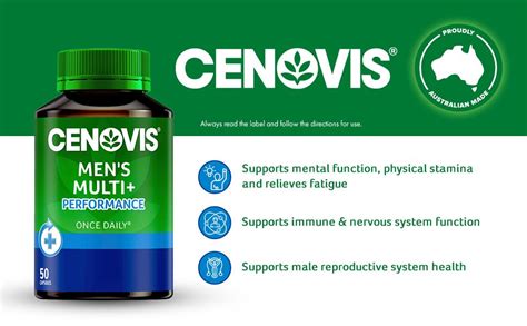 Buy Cenovis Once Daily Mens Multi Performance 50 Capsules Online At