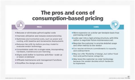 What Is A Consumption Based Pricing Model Definition From Techtarget