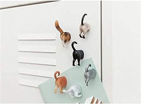 Hoovy Imanes De Imagen Para Refrigerador De Gato Imanes Decorativos