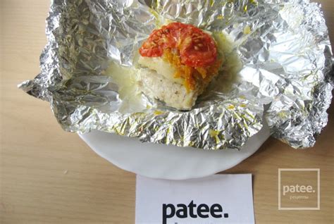 Филе хека, запеченное с овощами в фольге - рецепт с фотографиями ...