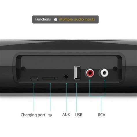 Купить Звуковая панель для телевизора, HIFI, бас, Bluetooth, сабвуфер ...