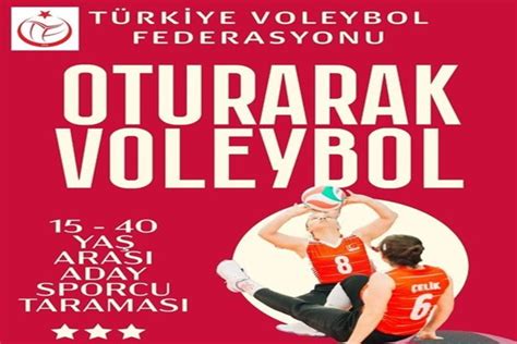 Oturarak Voleybol Oyuncu Taramas Ba Lat Ld Voleybol Aktuel