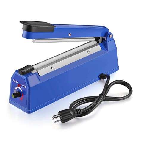 Zimtown 8 Impulse Manual Hand Sealer Heat Sealing Packing Machine For Healing Poly Tubing