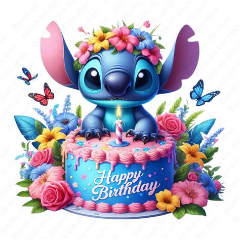 Birthday Stitch Png Happy Birthday Stitch Png Lilo And Stitch Png