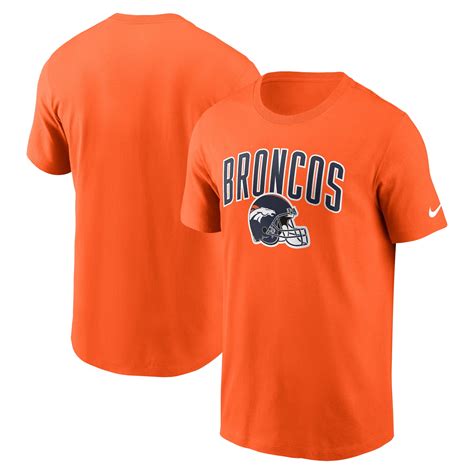 Mens Nike Orange Denver Broncos Team Athletic T Shirt