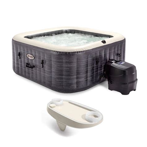 Have A Question About Intex Purespa Plus Person Inflatable Square Hot Tub Spa With Tablet And