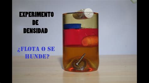 Experimentos De Densidad Torre De Liquidos Youtube