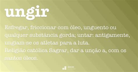 O Que Significa Ungir