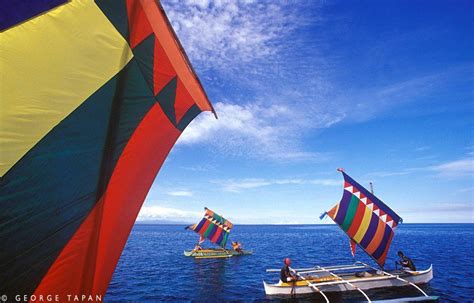 Vintas Traditional Boat From The Island Of Mindanao Philippines