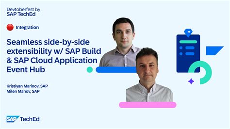 🔴 Seamless Side-By-Side Extensibility with SAP Bu... - SAP Community