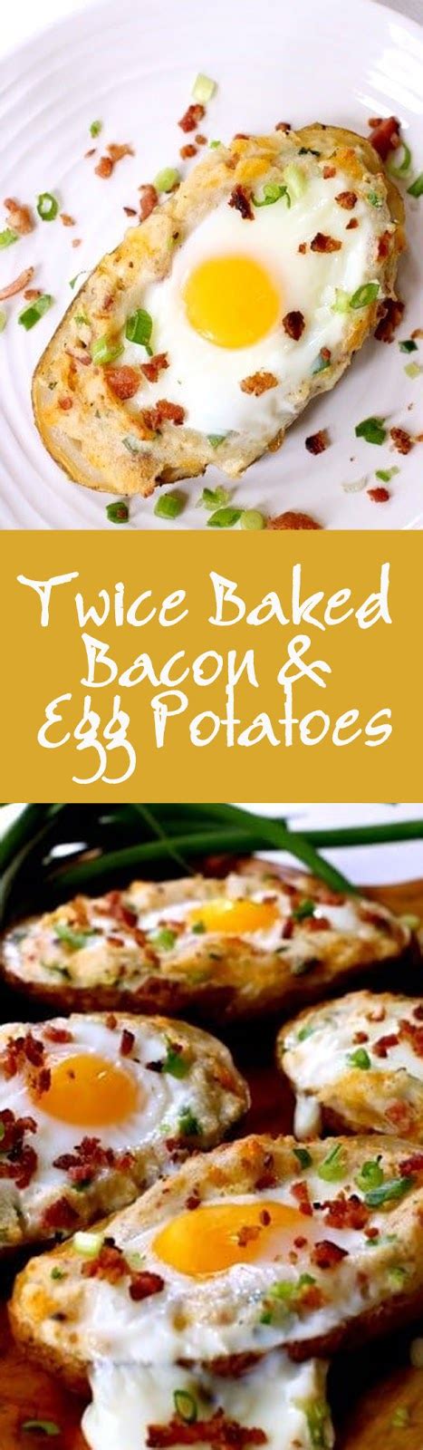 Twice Baked Bacon Egg Potatoes - RF chicken