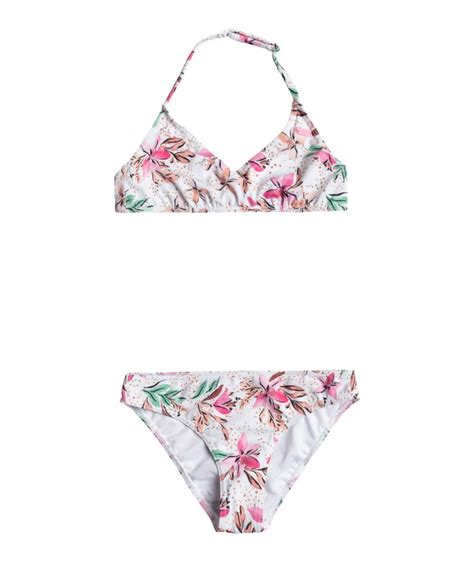 Rx Girls Happy Tropical Bikini Set White Lahinch Surf Shop