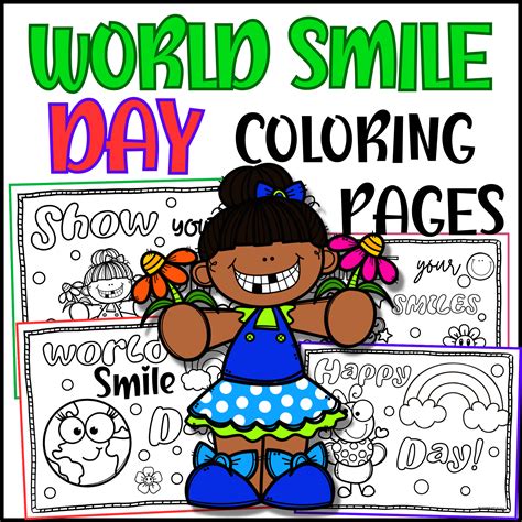 World Smile Day Coloring Pages Activity | Made By Teachers