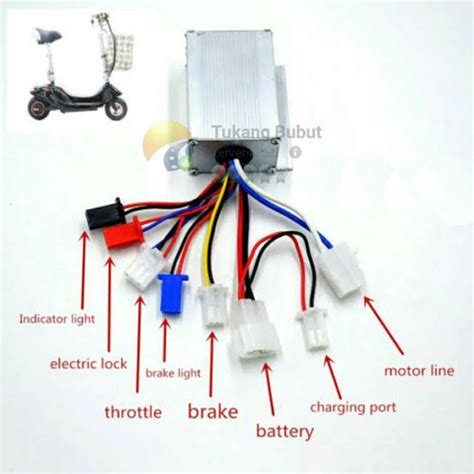 Jual Controller Kontroler Sepeda Listrik 24v 24 Volt 250 Watt Brushed