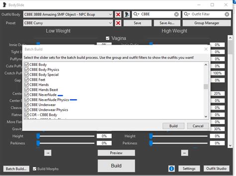 I Have CBBE Installed But No Nude Body Technical Support Skyrim Special Edition LoversLab