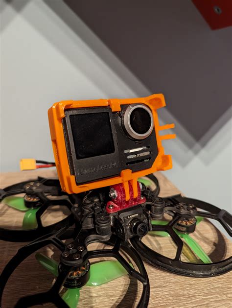 STL File NamelessRC Gopro Mount With Protectors3D Print Design To