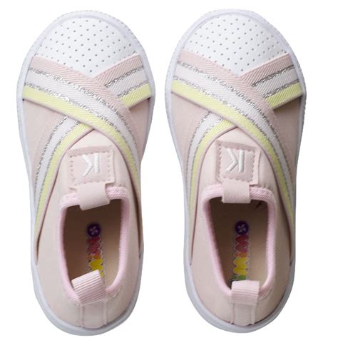 Tênis Calce Fácil Bebê Menina Kimimo Nude 5910 542 Marshoes Loja de Roupas Femininas