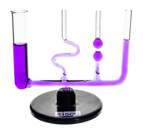 Equilibrium Tube Apparatus With Base 4 Shapes Borosilicate Glass — Eisco Labs