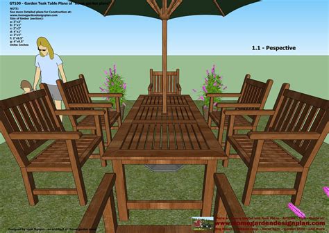 outdoor furniture plan plans