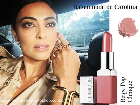 Mulher Sem Photoshop Arquivos Batom Nude De Carolina Totalmente