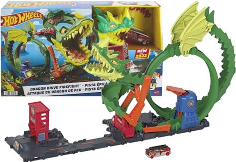 HOT WHEELS CITY ZESTAW PĘTLA SMOKA TOR AUTKO HDP