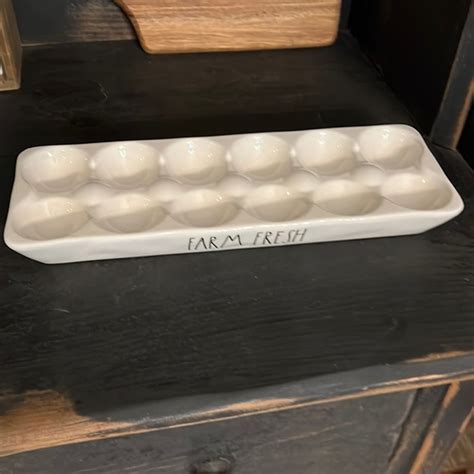 Rae Dunn Kitchen Rae Dunn Farm Fresh Egg Holder Poshmark