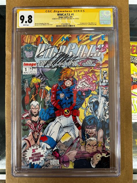 Wildcats Cgc Ss Signed By Jim Lee Scott Williams Image Ebay