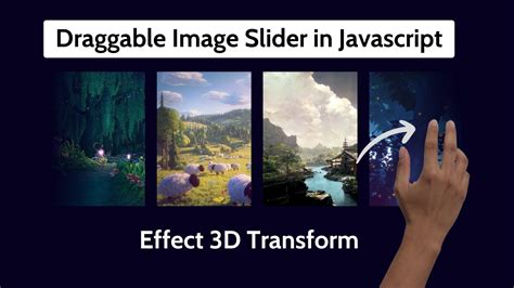 Create A Draggable Image Slider In Html Css Javascript Effect D