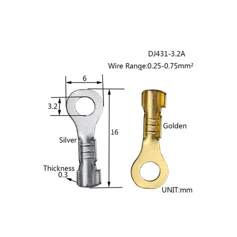 (5 ชิ้น) หางปลากลม หางปลา DJ431 Terminal Crimp Round Cable Male Female ...