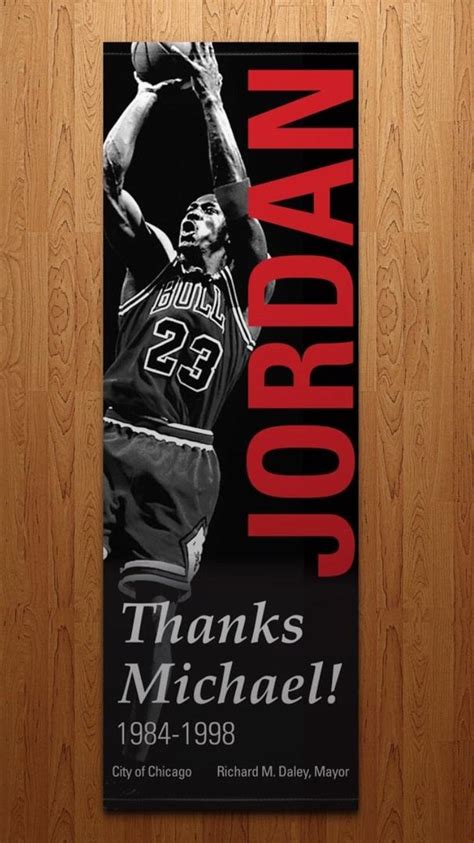 michael jordan  sided  retirement street banner mayor daley