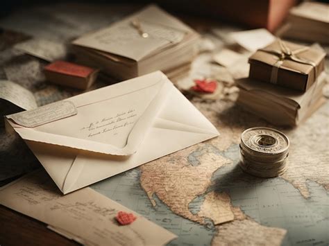 premium ai image  detailed closeup   map   variety  items