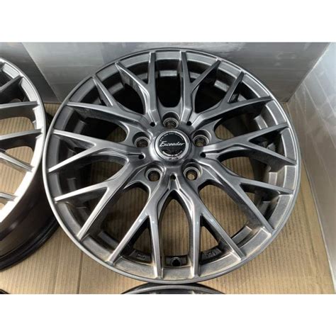 HOT STUFF ホットスタッフ Exceeder メッシュ系 アルミホイール j ガンメタ 系 穴