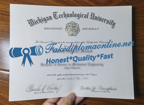 Can I buy a fake Michigan Technological University degree online? 