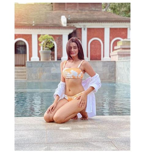 Sana Makbul Looks Sizzling In Printed Bikini On Goa Vacation Check Out