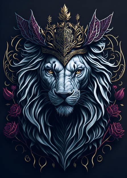 Premium AI Image | A king lion