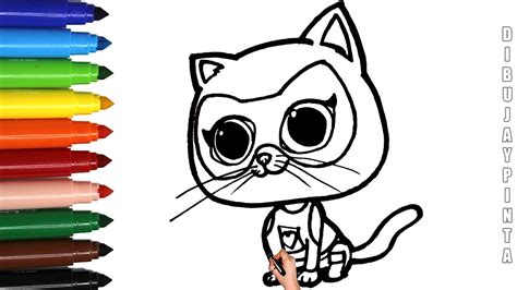 Cómo Dibujar SUPERKITTIES BITSY Dibuja y Colorea SUPERKITTIES