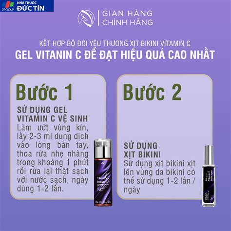 Xịt Bikini khử mùi giảm thâm vùng kín xịt thơm Bikini Vitamin C API xịt thơm và kháng khuẩn
