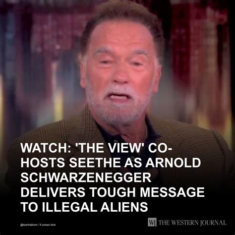 The Western - The ladies of “The View” desperately wanted Arnold