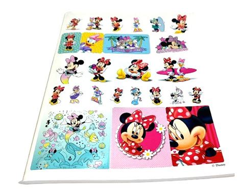 Kolorowanka Myszka Minnie Disney Naklejki Stron Inna Marka