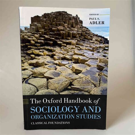 Oxford Handbook Sociology And Organization Studies