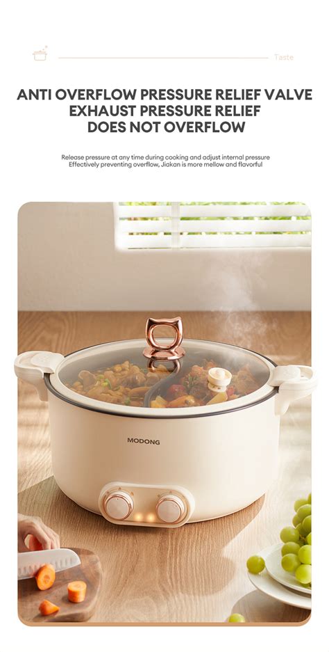 Malay PlugMODONG L L Yuanyang Hot Pot Large Capacity Steamboat Household Hotpot Electric