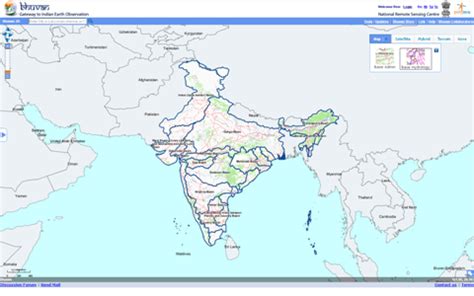 Bhuvan - Gateway to Indian Earth Observation Data Products and Services