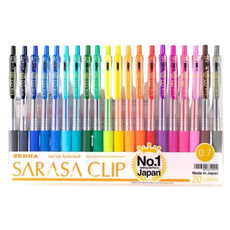 Zebra Ручка Гелевая, толщина линии: 0.7 мм, 20 шт. - купить с доставкой ...