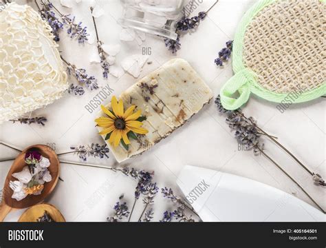 Handmade Soap Herbs Image Photo Free Trial Bigstock